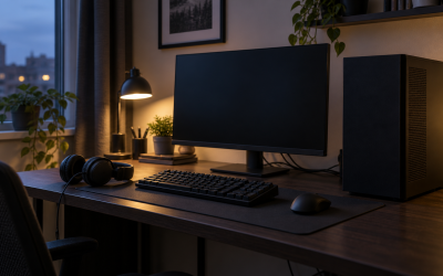 Glass vs Solid Wood Desktop for a Gaming Setup