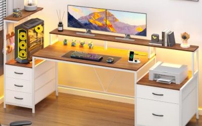 7 Best Computer Desks with Printer Shelf (October 2026)